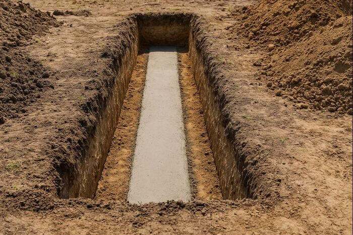 Какая оптимальная глубина ленточного фундамента?